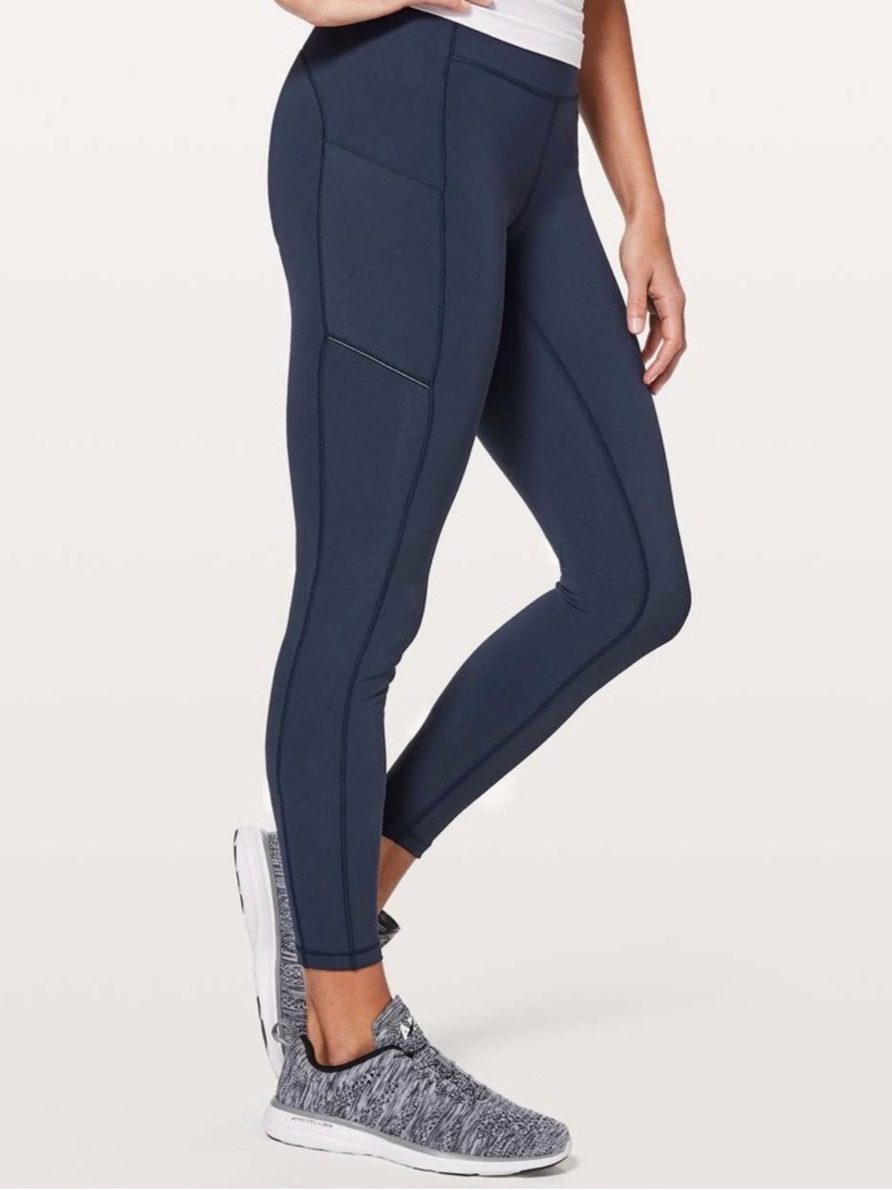 Lululemon Speed Up Tight *Full-On Luxtreme 28" navy leggings size 2
